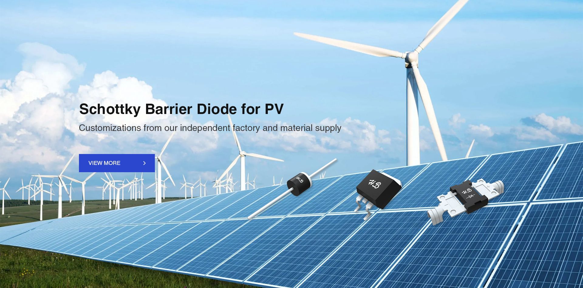 Schottky Barrier Diode for PV
